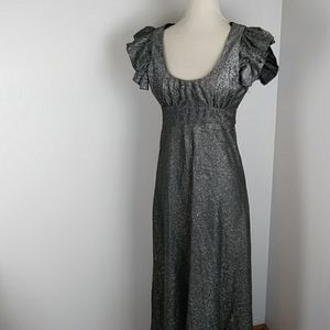 Vintage 70's backless sheer disco party dress